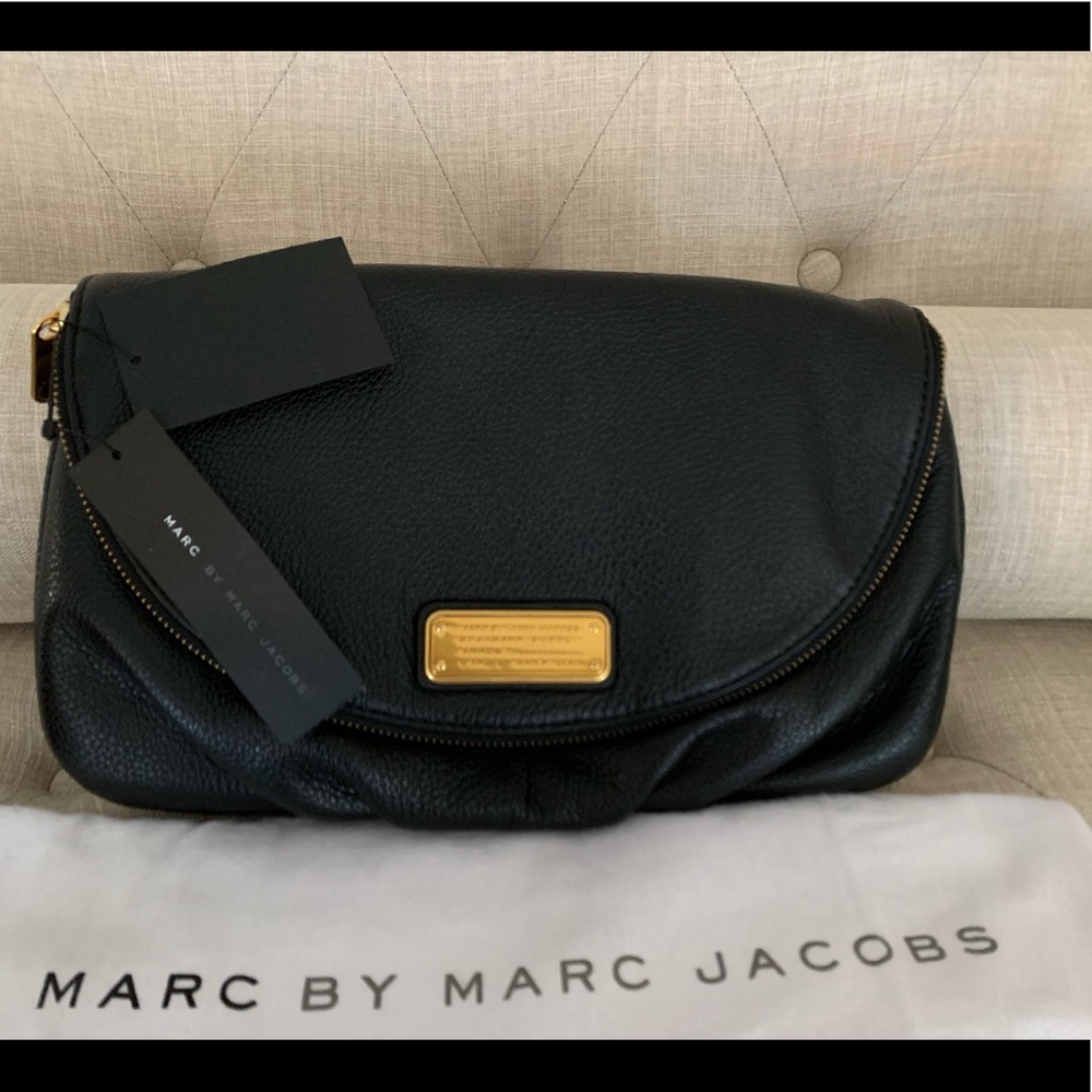 MARC by MARC JACOBS Oversized Clutch Buttery soft,Pebbled Italian Leather.